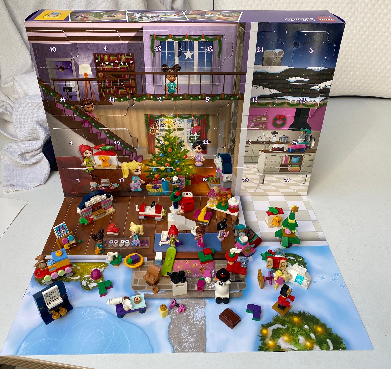 Lego Friends 41690 advent kalender kerst, Lego, Friends, Ophalen of Verzenden, Zo goed als nieuw