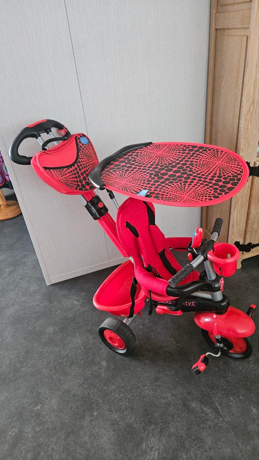 baby/kinder 3 wieler SMART TRIKE, Ophalen, Zo goed als nieuw, Smart trike, Duwstang