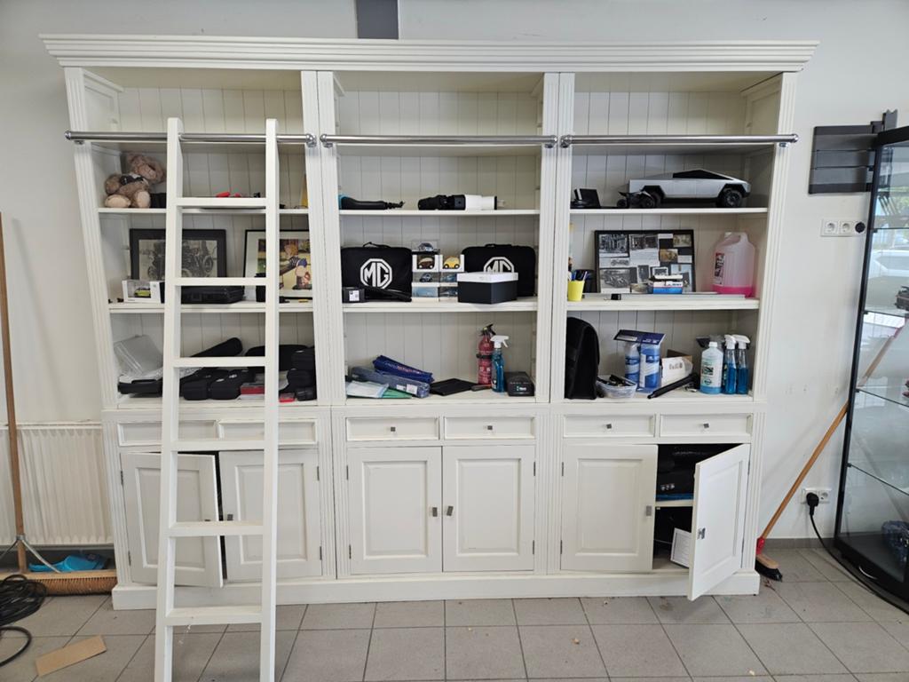 Leuke bibliotheek kast voor boeken en van alles, Huis en Inrichting, Kasten | Boekenkasten, Ophalen, Gebruikt, 25 tot 50 cm, 50 tot 100 cm