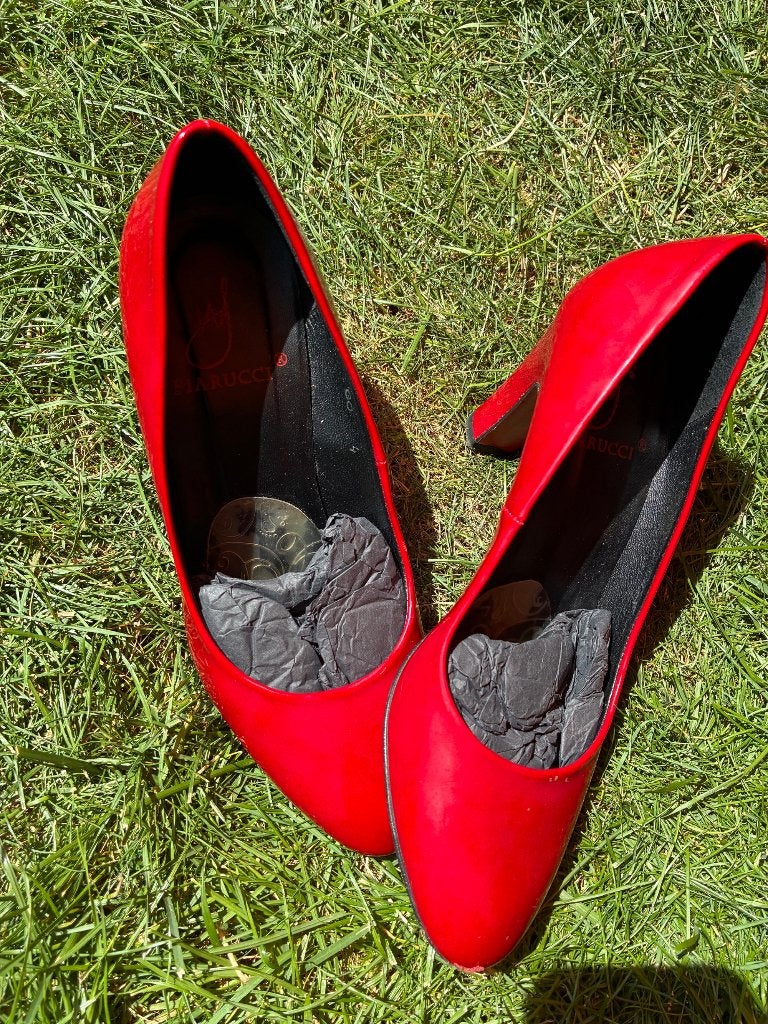 Rode hakken, Ophalen of Verzenden, Schoenen met hoge hakken, Rood, Onbekend