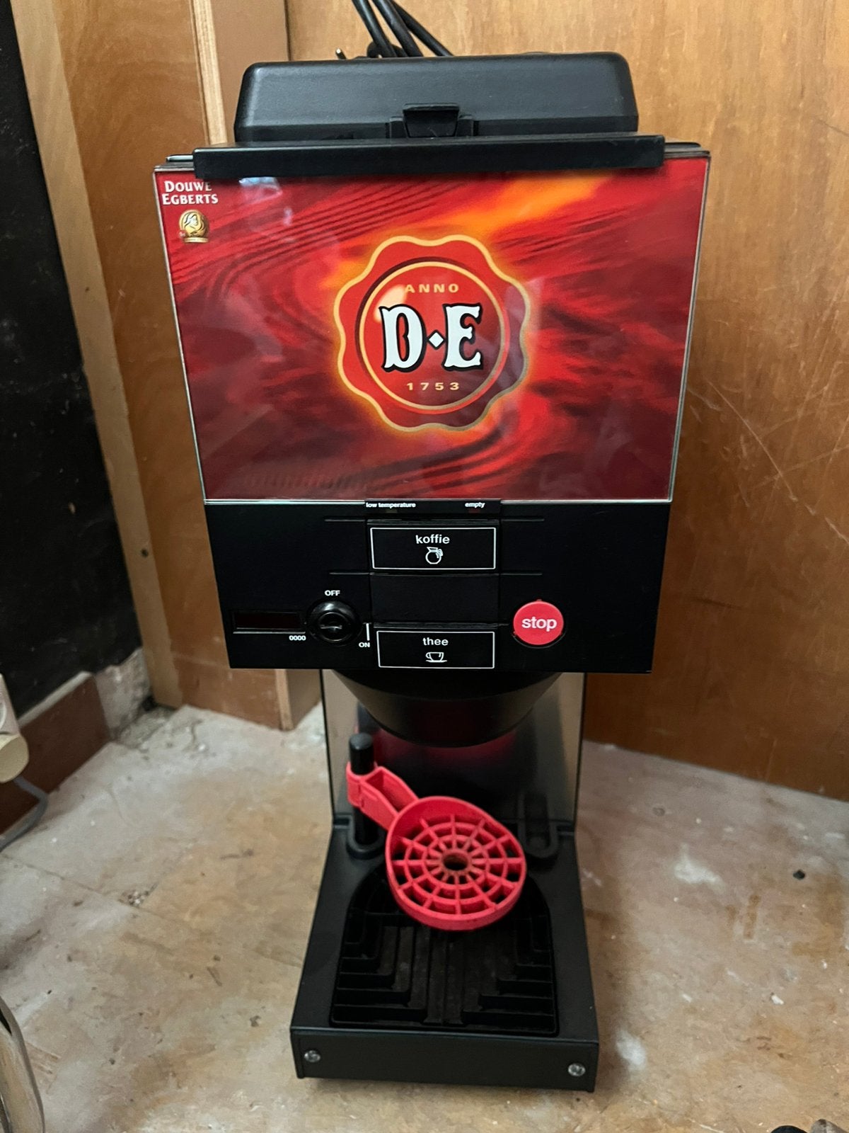 Koffie automaat Cafitesse 110 Douwe Egberts, Gebruikt, Overige typen, 10 kopjes of meer, Koffiemachine