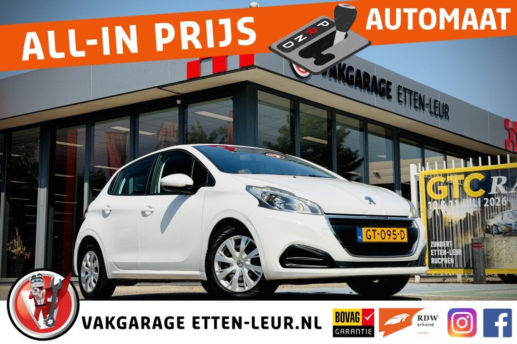 Peugeot 208 1.2 Active | AIRCO | CRUISE | BLUETOOTH, Auto's, 12 maanden, Stof, Euro 6, 1199 cc