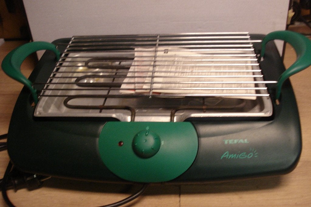 barbecu, Tuin en Terras, Elektrische barbecues, Ophalen, Gebruikt