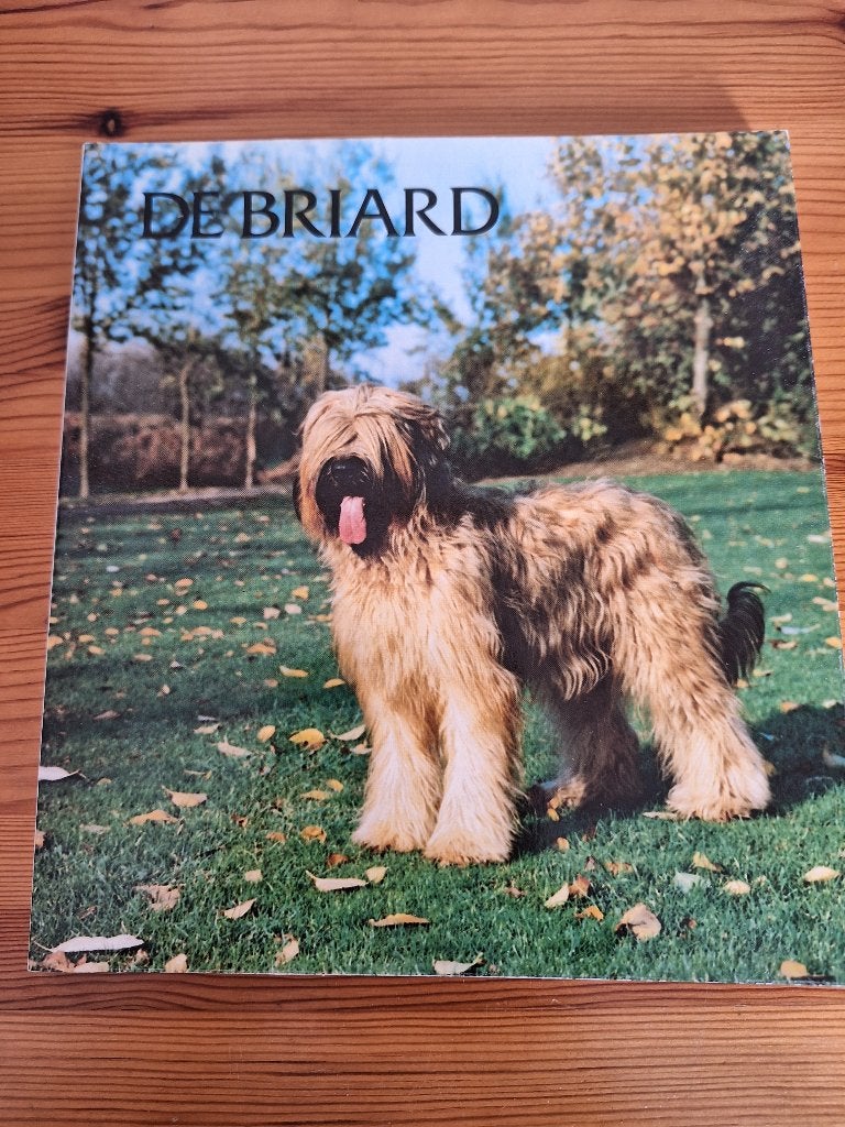 De Briard – 1985 uitgegeven door de Nederlandse Briardclub., Verzenden, Gelezen, Honden
