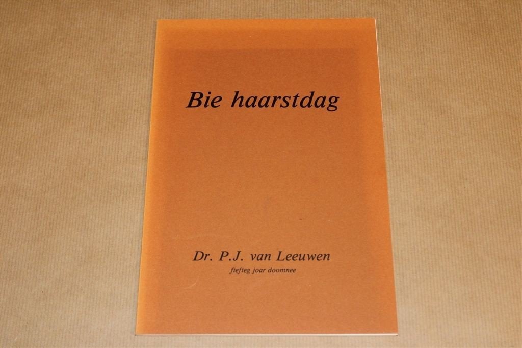 Bie Haarstdag — 50 Jaar Doomnee — Preken & Gedichten, Boeken, Ophalen of Verzenden, Gelezen