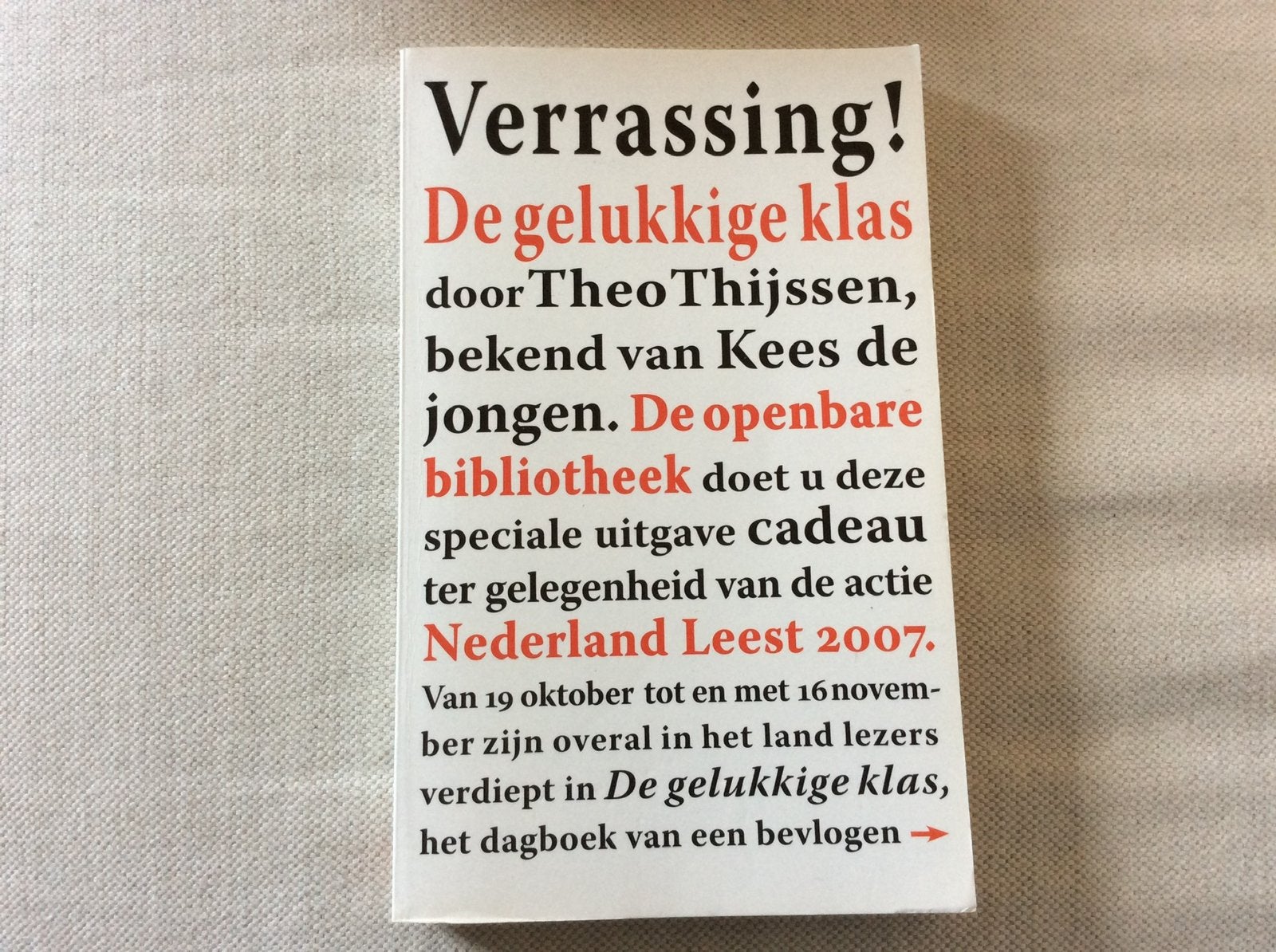 Boekjes literatuur €1 per stuk, Ophalen, Gelezen