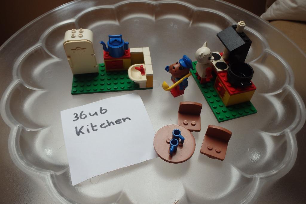 Lego Fabuland 3646 Keuken / Kitchen, Gebruikt, Lego, Ophalen of Verzenden, Compleet