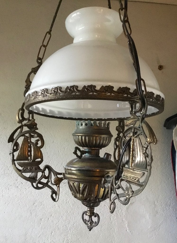 Lampen antiek, Ophalen of Verzenden