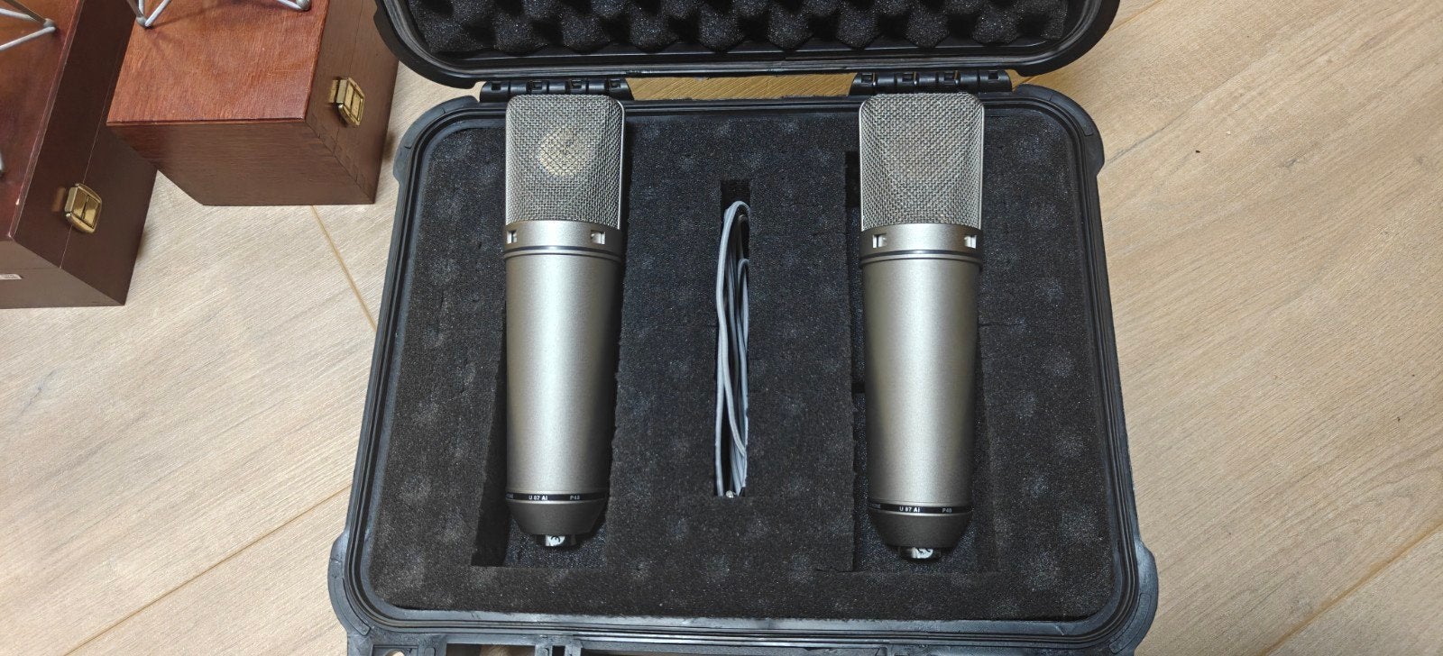 Prijs inc btw - Matched Pair Neumann U87ai Studiomicrofoons, Muziek en Instrumenten, Ophalen, Gebruikt, Studiomicrofoon