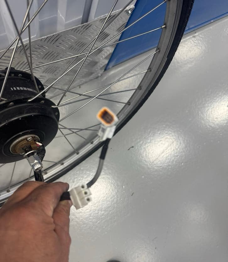 Panasonic voorwiel motor - Uitstekende staat, Ophalen of Verzenden, Gebruikt, Elektrische fiets, Motor