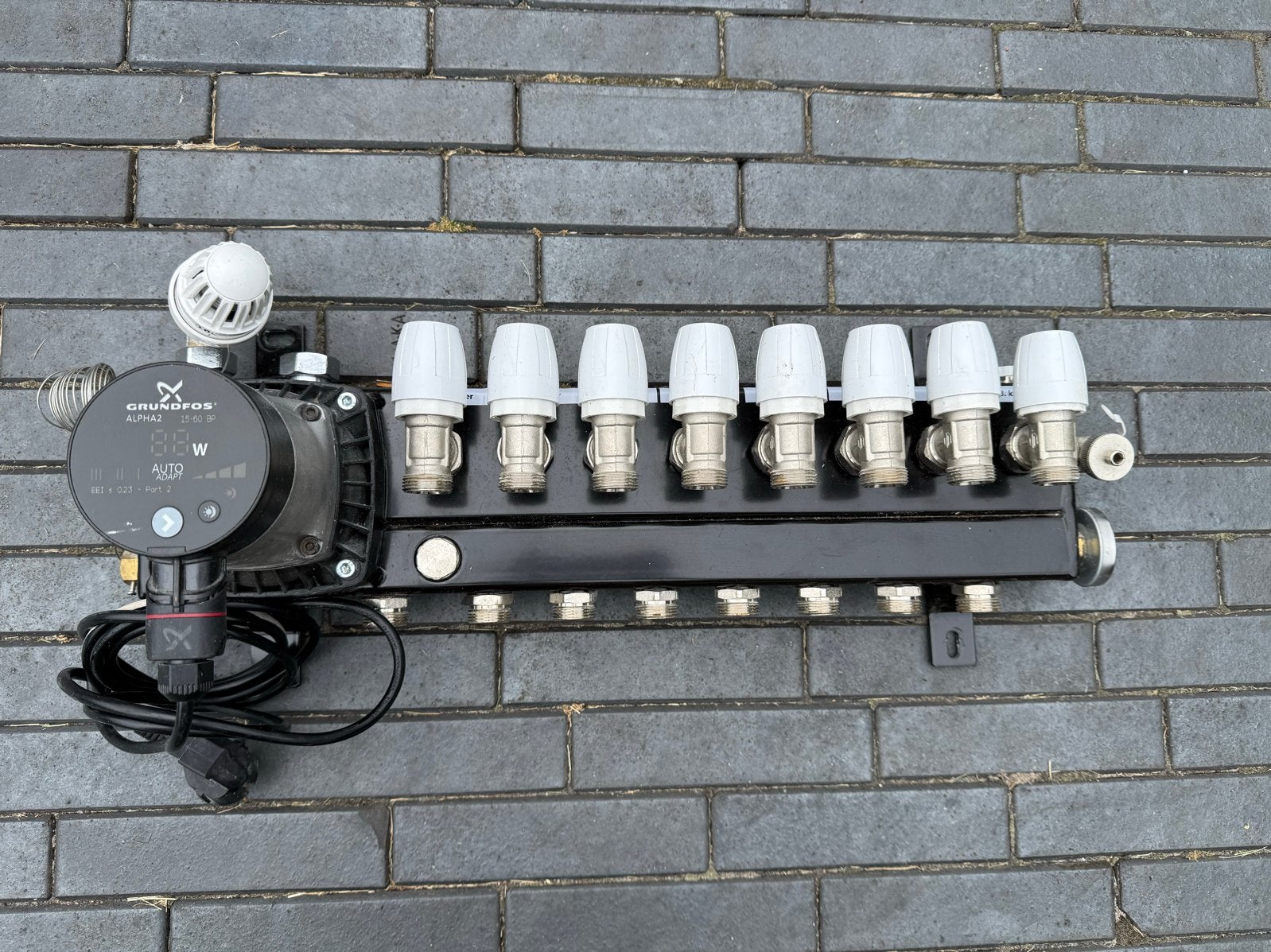 Vloerverwarming verdeler 8 groepen, Ophalen, Gebruikt, Minder dan 30 cm, Overige typen