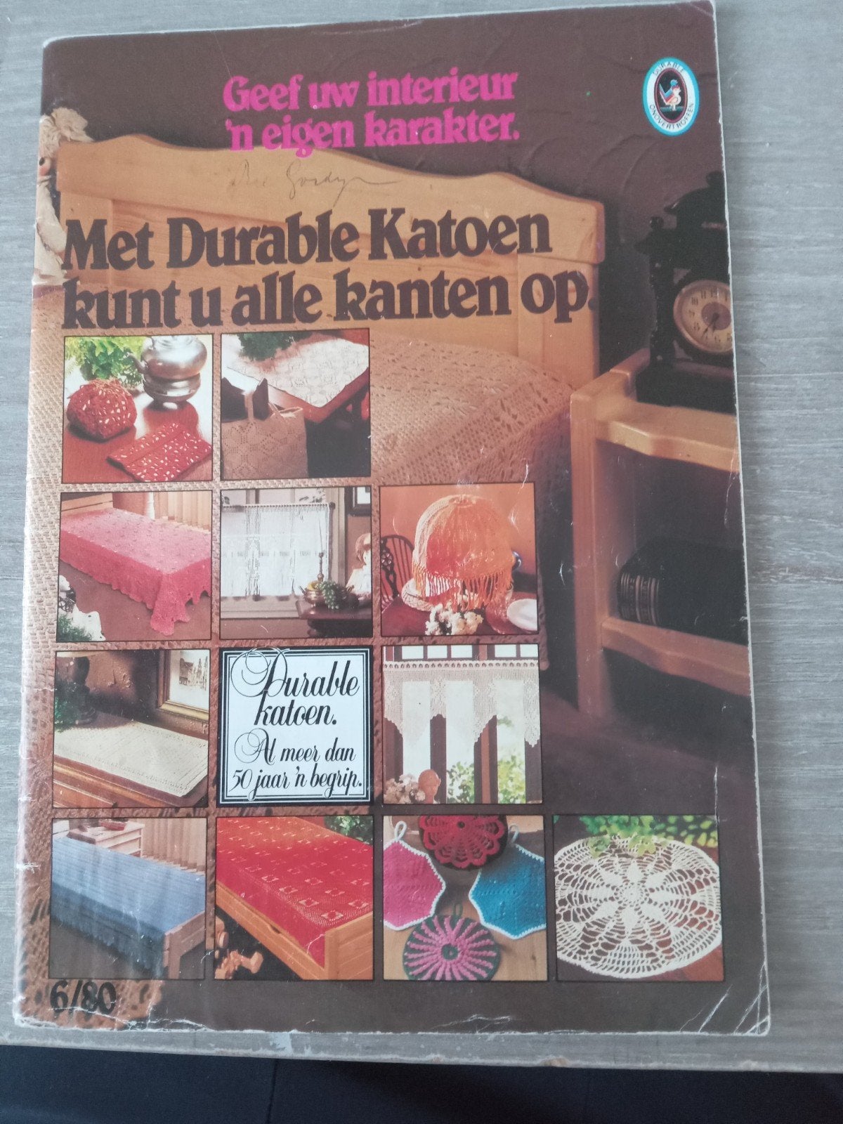 Haakboekje Durable Katoen:, Ophalen of Verzenden, Gebruikt, Haken, Patroon of Boek