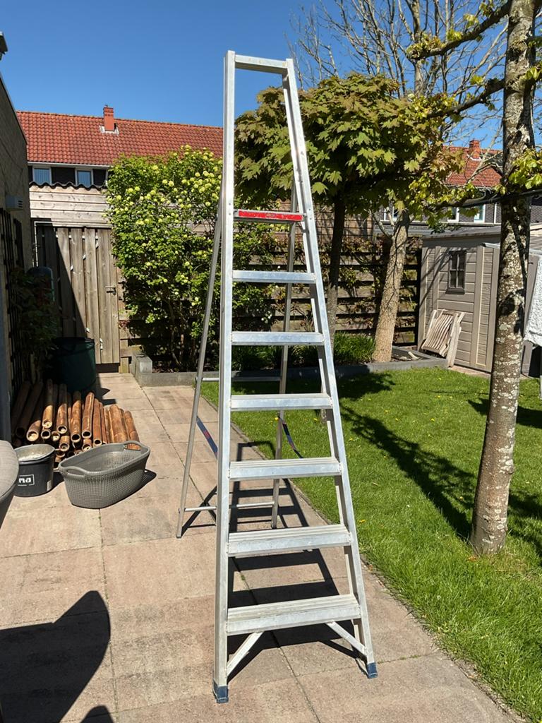 Altrex professionele ladder type Castor, Ophalen, Gebruikt, Trap, 2 tot 4 meter