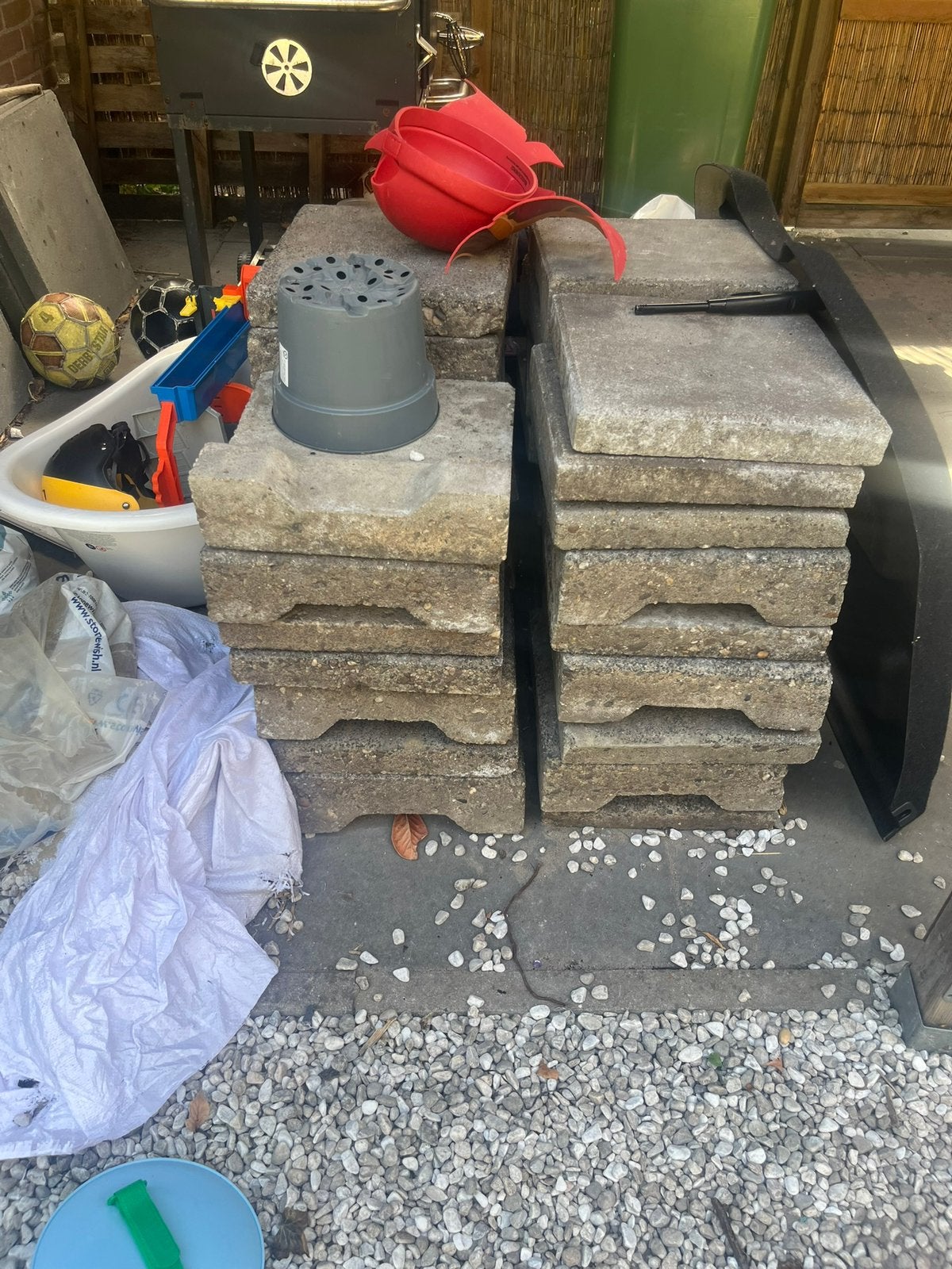 TILES FOR FREE!, Tuin en Terras, Ophalen, Zo goed als nieuw, Beton, Overige typen