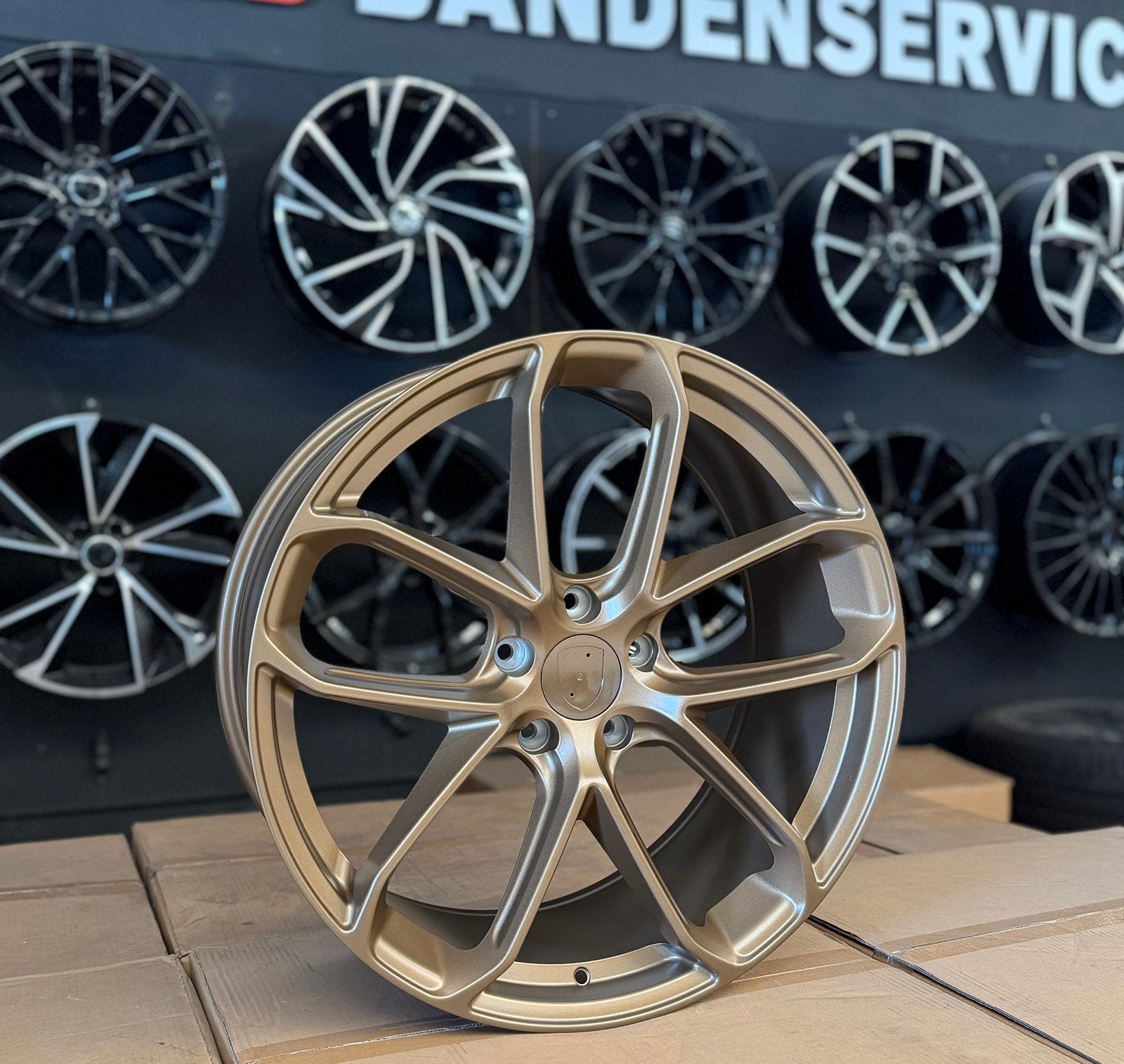 22 inch turbo gt look velgen 5x130 Porsche cayenne coupe, Velg(en), 285 mm, Nieuw, Overige maten