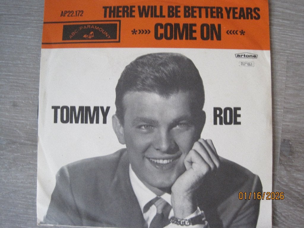 Tommy Roe  -  Come on, Fotohoes, 7 inch, Ophalen of Verzenden, Zo goed als nieuw