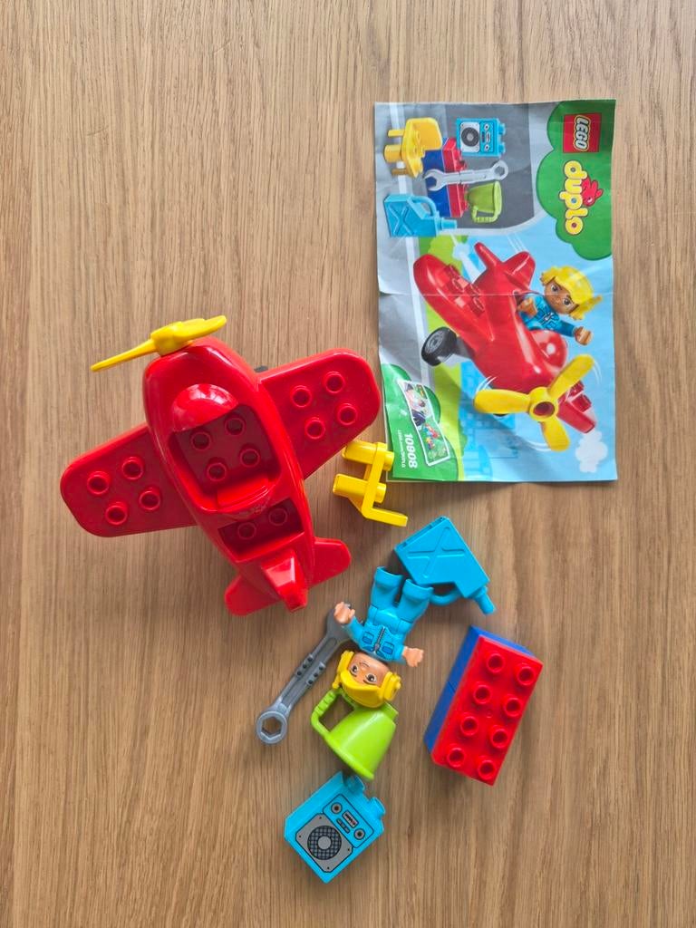 LEGO Duplo Vliegtuig 10508 met Piloot en Gereedschap, Ophalen, Gebruikt, Overige merken