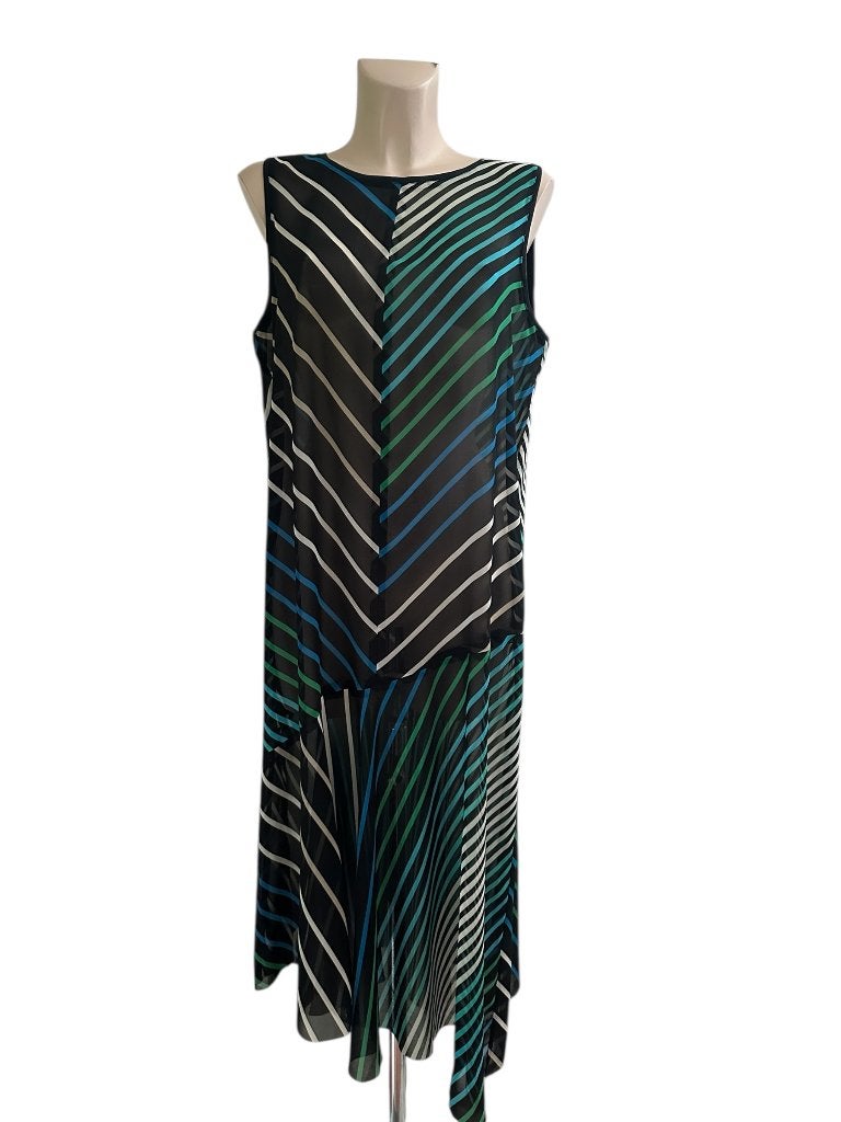 Marc Cain jurk XL, Kleding | Dames, Jurken, Zo goed als nieuw, Maat 46/48 (XL) of groter, Zwart, Boven de knie, Ophalen of Verzenden