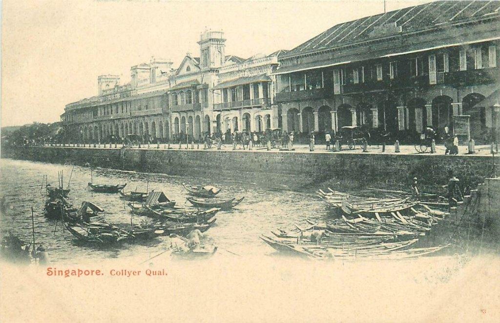 701-286-011 Singapore Coliyer Quai, Verzenden, Voor 1920, Overig Europa
