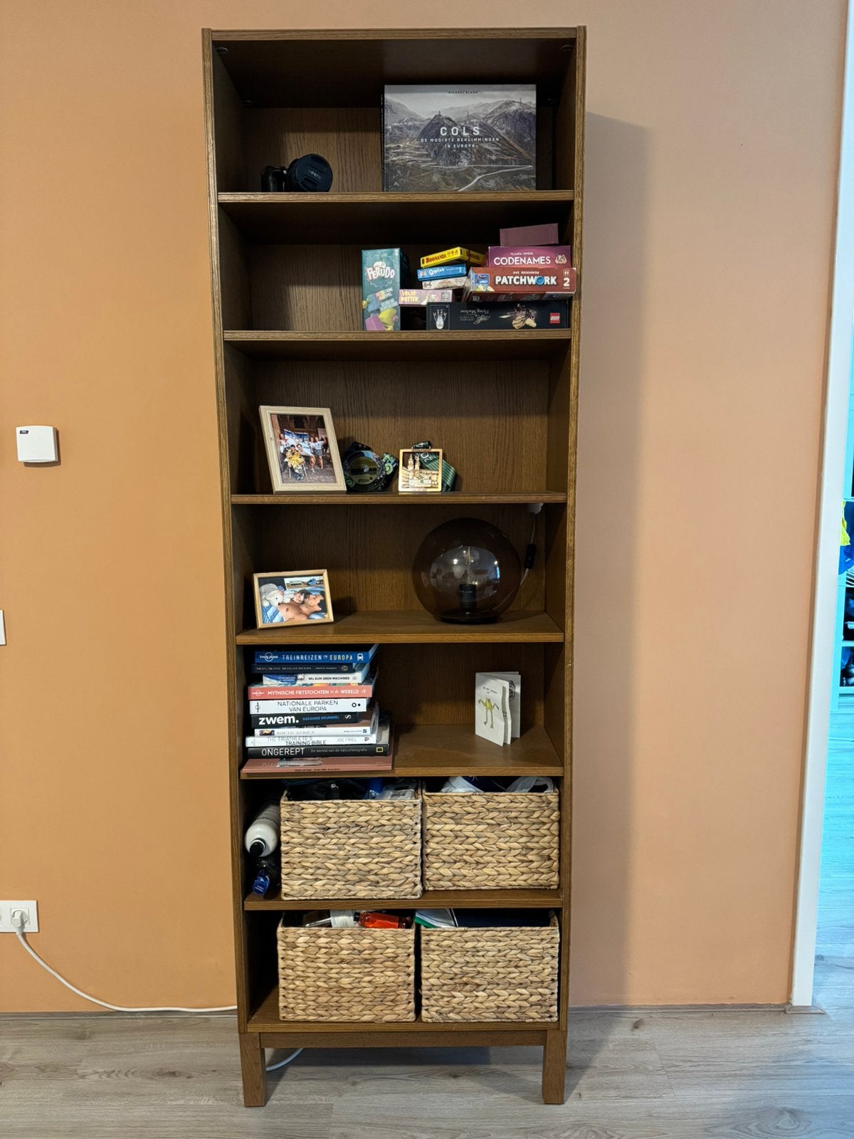 Retro IKEA Stockholm boekenkast, Huis en Inrichting, Ophalen, Met plank(en), 200 cm of meer, 50 tot 100 cm