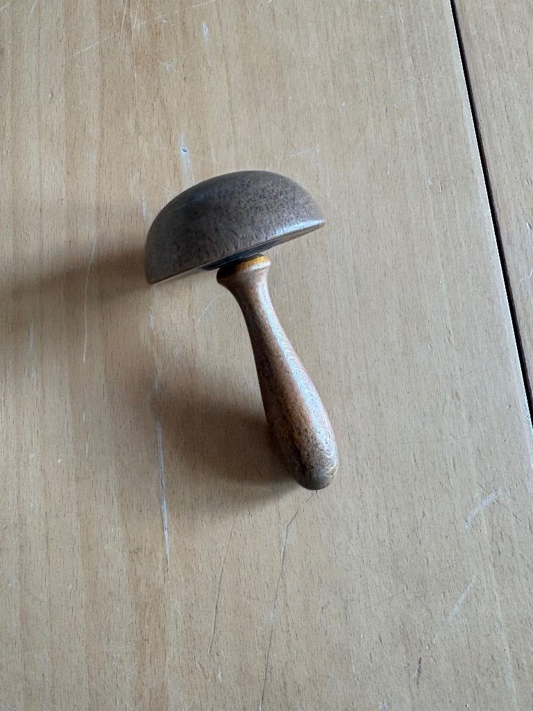 antieke houten sokkenstopper /stoppaddenstoel, Ophalen of Verzenden