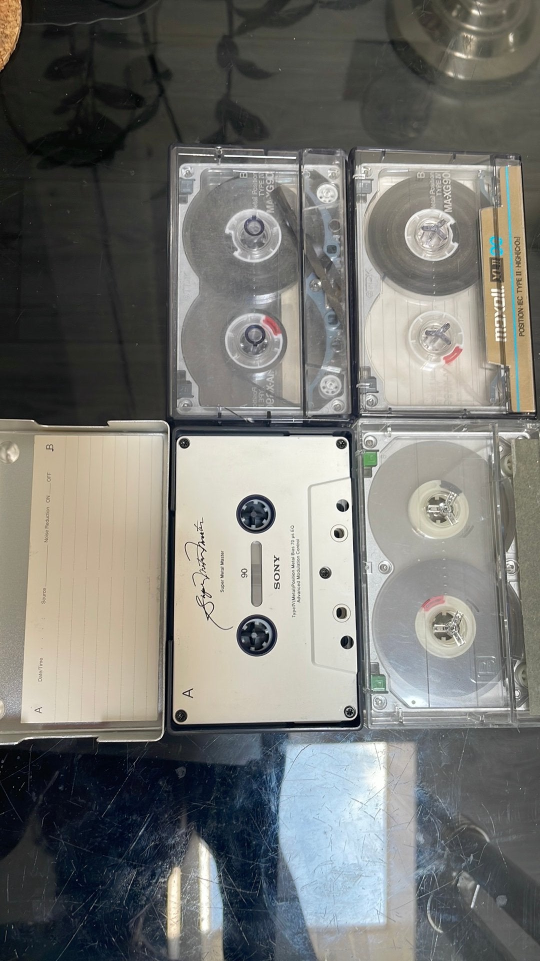 Cassette Tapes TDK MA-XG90 MA-R60 Sony Super Metal Master 90, Gebruikt, 2 t/m 25 bandjes, Overige genres, Ophalen of Verzenden