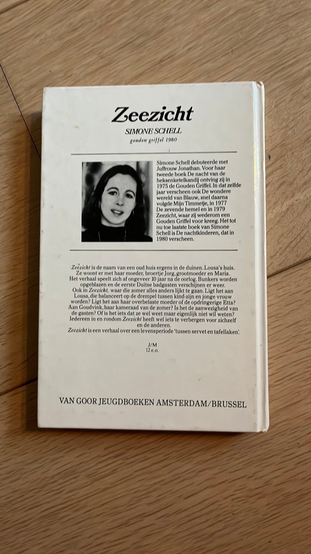 Zeezicht - Simone Schell (Gouden Griffel 1980), Boeken, Ophalen of Verzenden, Gelezen, Nederland