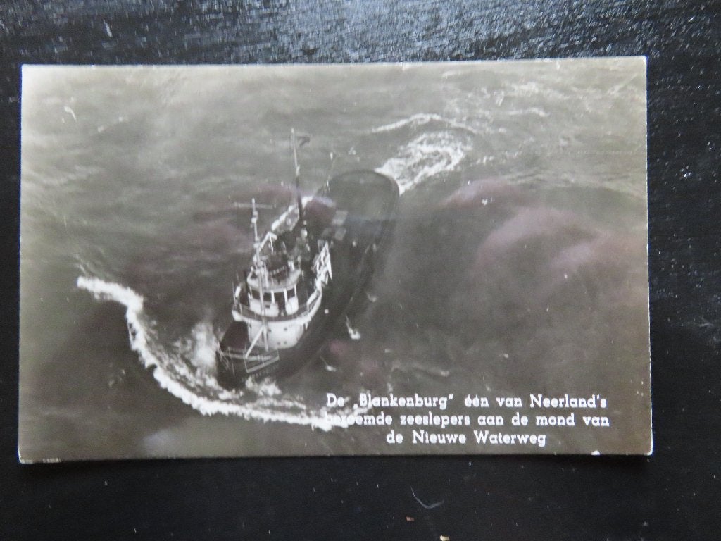 ansichtkaart sleepboot "Blankenburg" Smit & co, Verzamelen, Scheepvaart, Ophalen of Verzenden, Gebruikt, Motorboot, Kaart, Foto of Prent