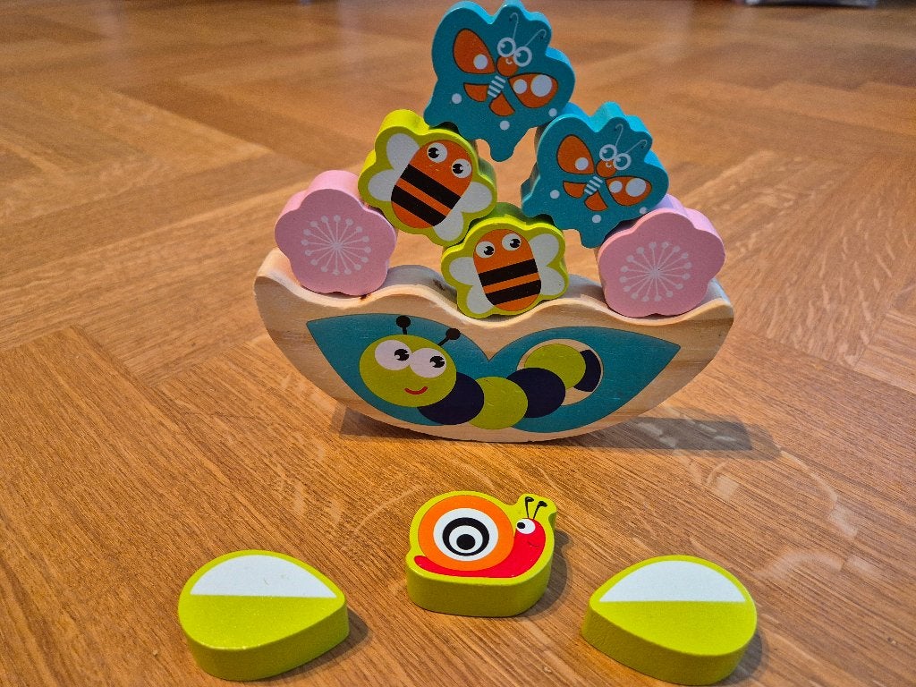 Mini Matters Houten Balanceerspel / Stapelspel (Compleet), Kinderen en Baby's, Ophalen, Zo goed als nieuw, Overige typen