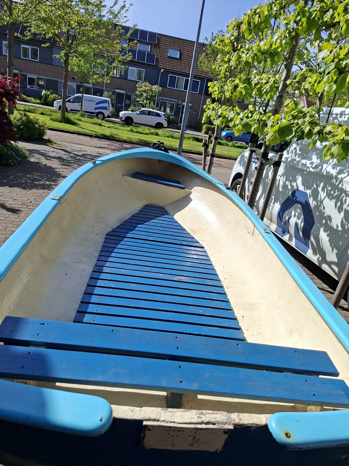 Blauw bootje - Ideaal voor plezier op het water, Ophalen, Gebruikt, Overige typen, Motorboot