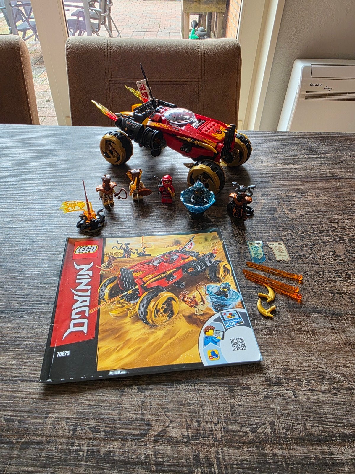 LEGO Ninjago 70675 Katana 4x4 compleet met boekje, Lego, Ophalen of Verzenden, Zo goed als nieuw, Inclusief instructies