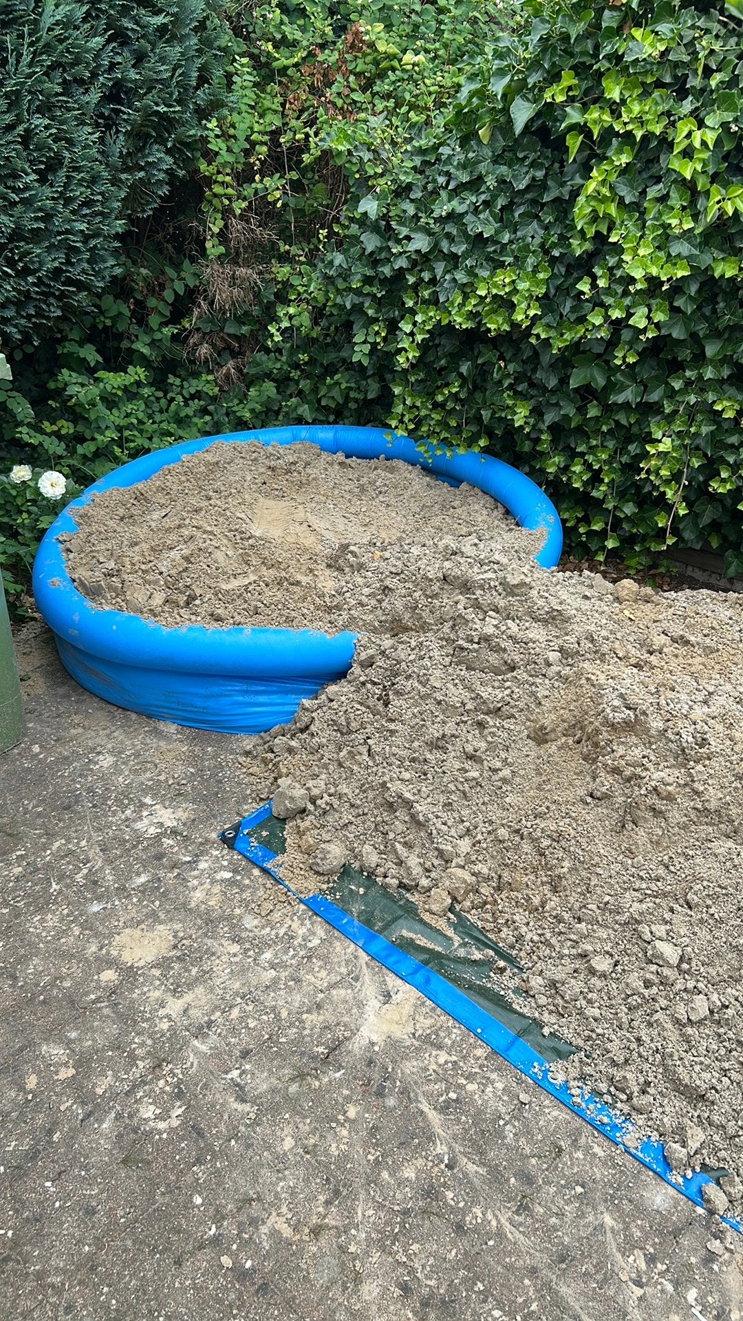 GRATIS schoon ophoogzand / straatzand – ca. 5 m³, Tuin en Terras, Ophalen, Zo goed als nieuw, Ophoogzand