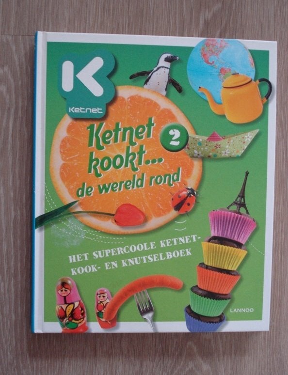 Nieuw Kinderkookboek Ketnet kookt de wereld rond kookboek, Boeken, Kookboeken, Gezond koken, Nieuw, Ophalen of Verzenden, Hoofdgerechten
