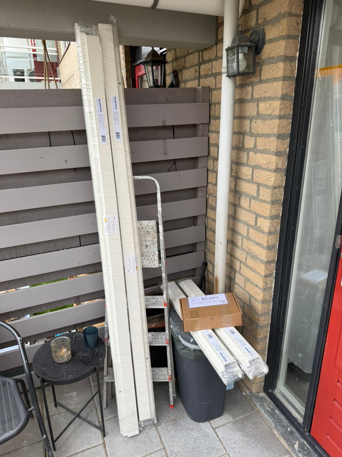 Stalen opdek kozijn 211,5cm bij 83cm, Ophalen, Zo goed als nieuw, Radiator, 80 cm of meer