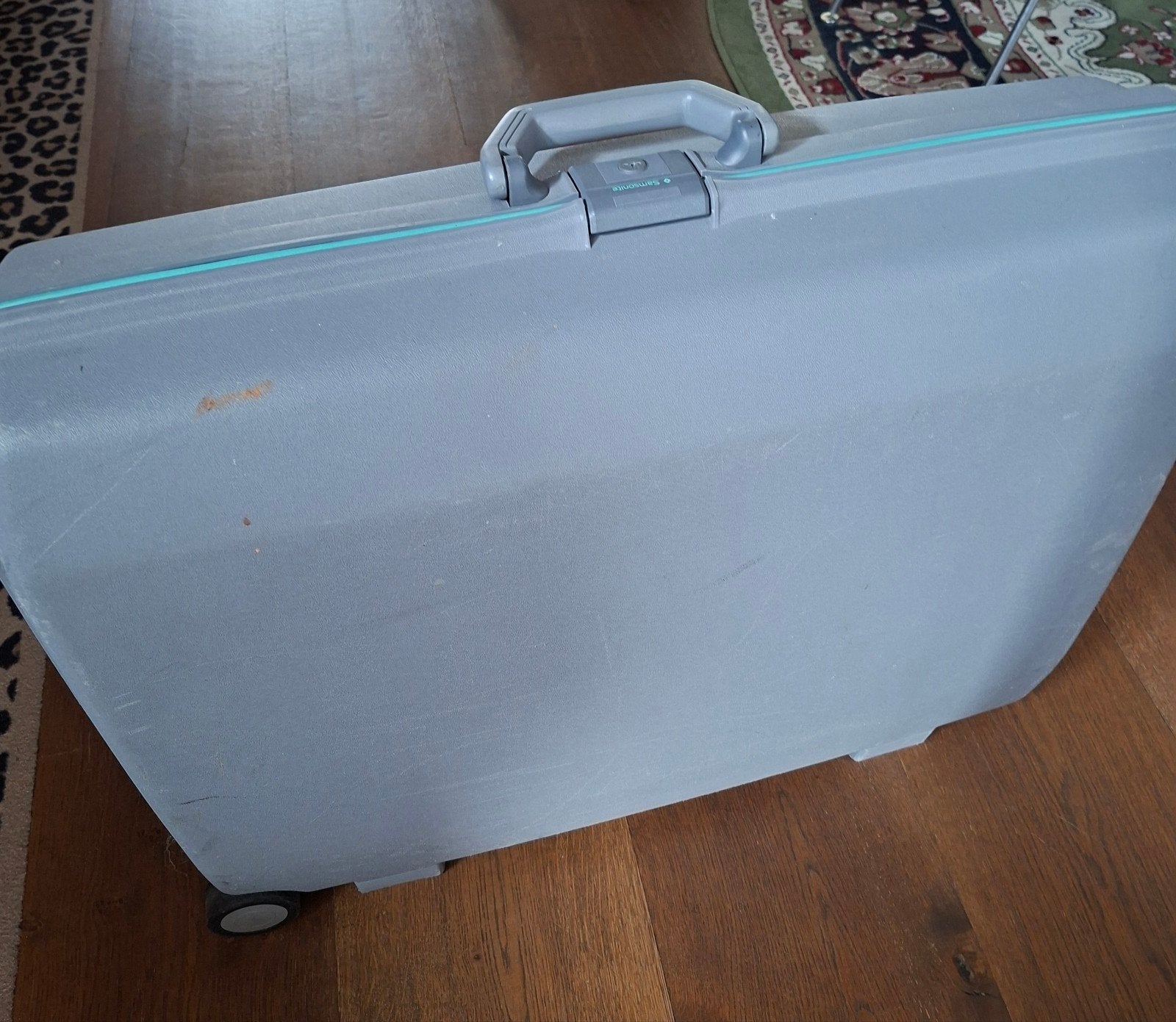 Grote samsonite schaal koffer grijs., Ophalen, Eenpersoons