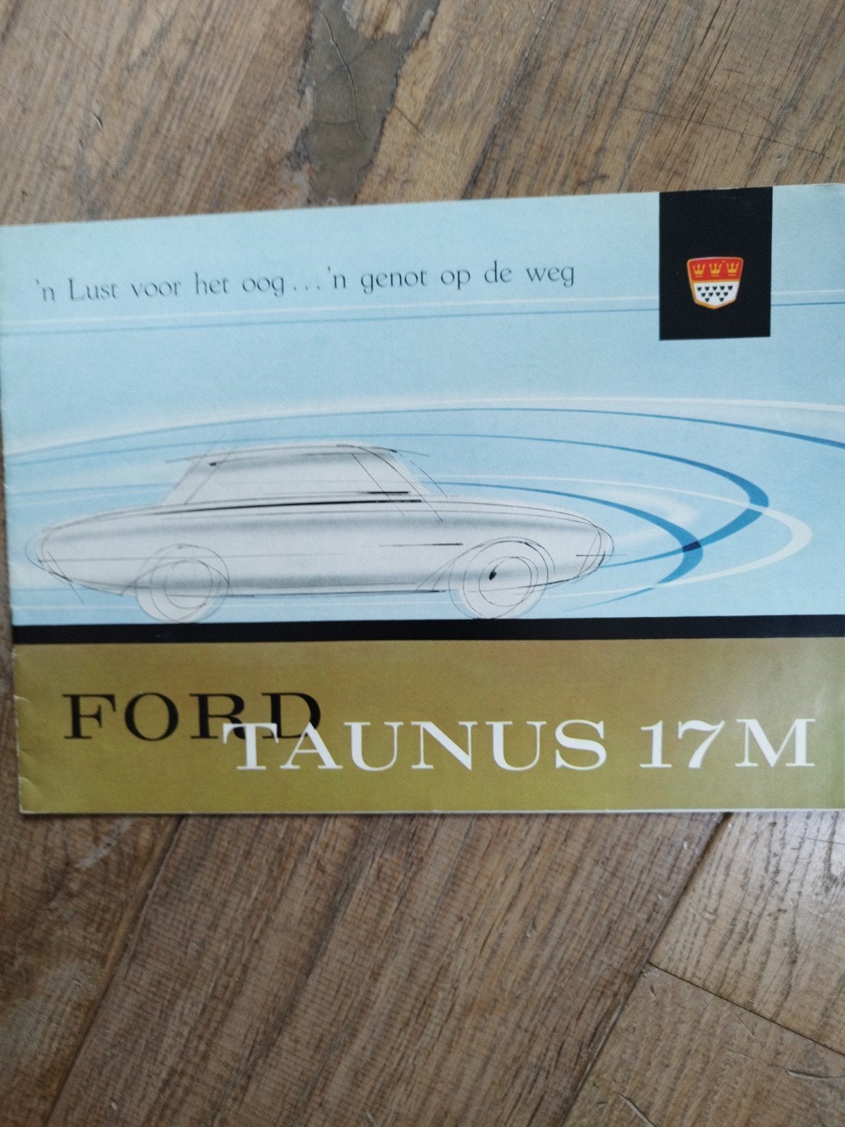 Ford Taunus 17M brochure uit 1961 - Technische gegevens, Ford, Ophalen of Verzenden, Zo goed als nieuw, Ford