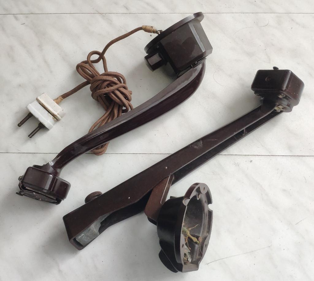 2x antieke bakelieten grammofoon arm, Ophalen