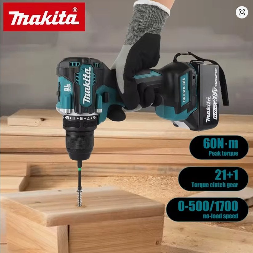 Foto 4 van Makita DDF487 + BL1860B 6.0Ah 18V Compleet