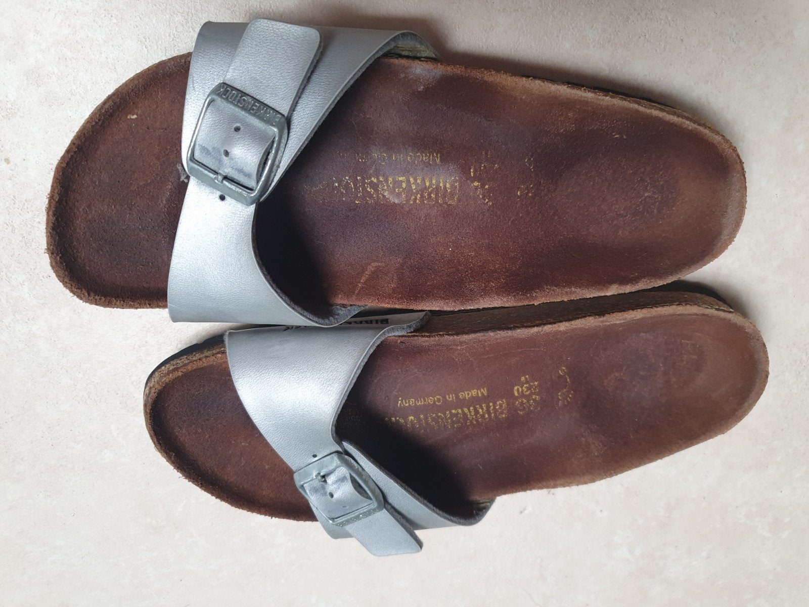 Birkenstock slippers maat 36, Gebruikt, Meisje, Overige typen, Ophalen of Verzenden