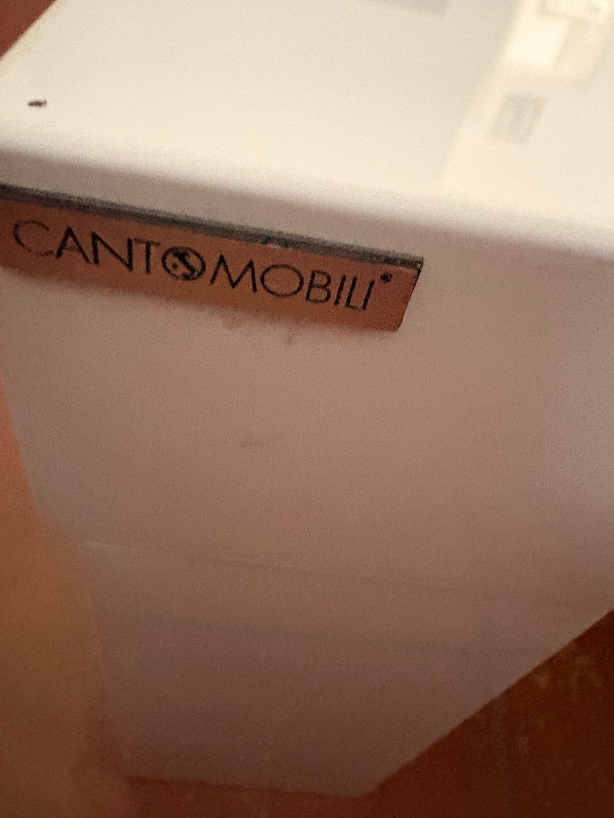 Witte salontafel van Cantomobili - 120x120x29 cm, Huis en Inrichting, Ophalen, Gebruikt, 100 tot 150 cm, Vierkant