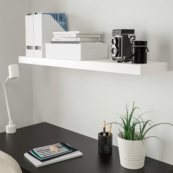 IKEA LACK Wandplanken Wit 2 stuks of zwart 2 stuks, Ophalen, Zo goed als nieuw