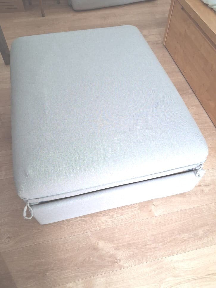 IKEA Vallentuna slaapelement / poef - grijs 80x1.00, Ophalen of Verzenden, Zo goed als nieuw, 75 tot 100 cm, Minder dan 150 cm