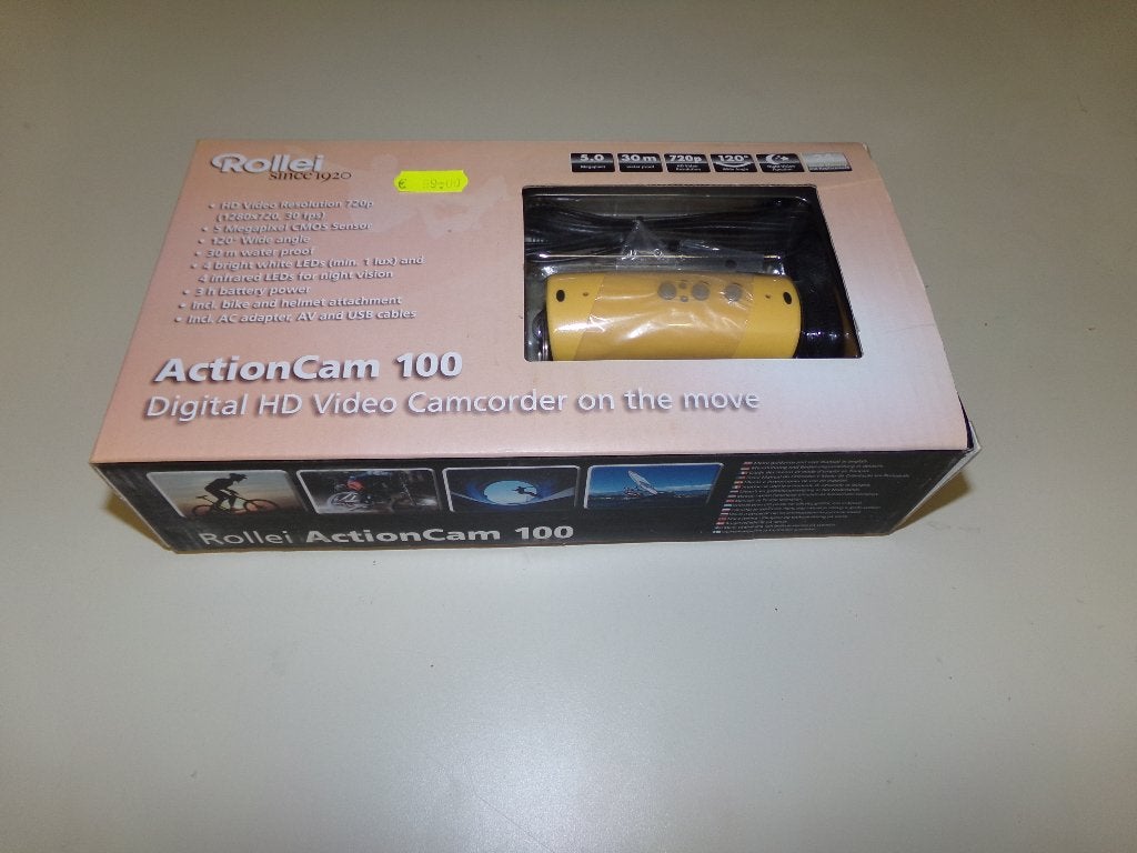 Actioncam Rollei 100, Ophalen, Nieuw, Rollei