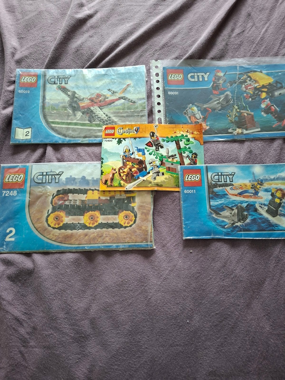 Lego boekjes 4 x city  encastle, Ophalen of Verzenden