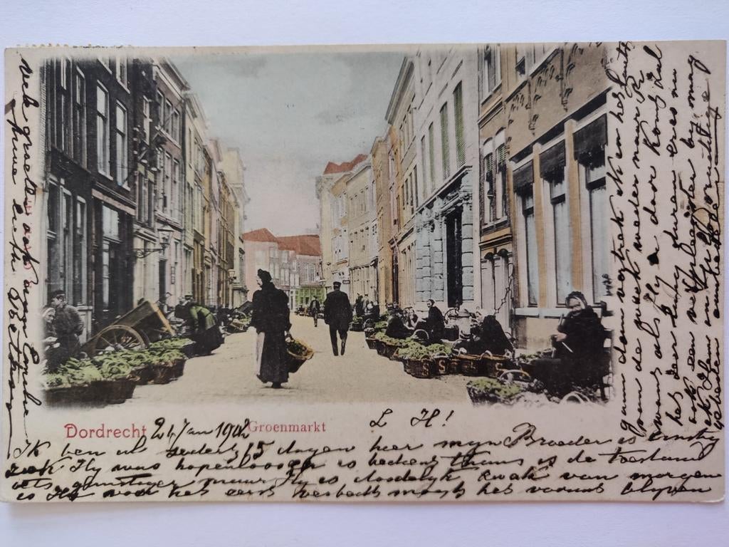 X809 Dordt 1902 naar Goor, Ophalen of Verzenden, Voor 1920, Noord-Holland
