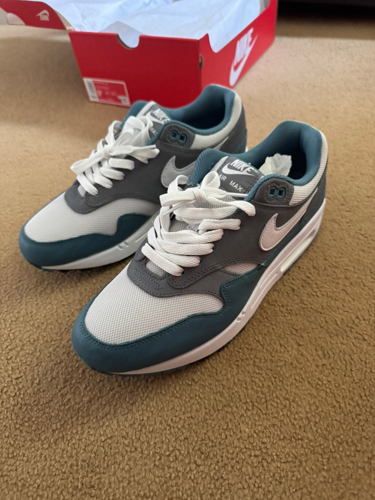 Nike Air Max 1 SC Noise Aqua | eu 43 | nieuw, Kleding | Heren, Schoenen, Nieuw, Sneakers of Gympen, Verzenden, Blauw