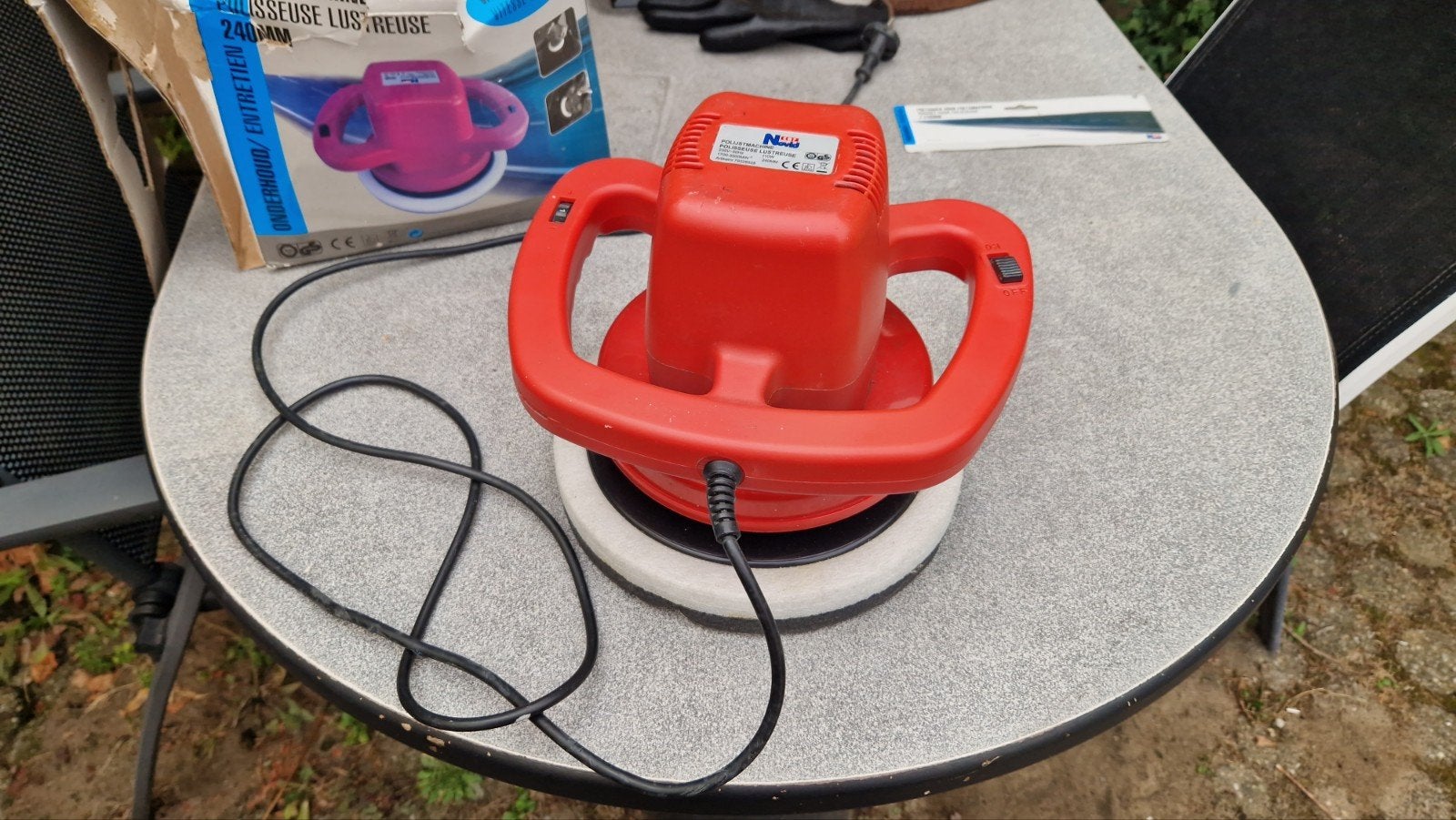 Goed werkende Novid Polijstmachine 110 Watt, Ophalen, Gebruikt