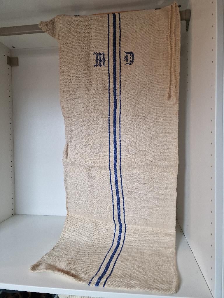 Oude meelzak, Antiek en Kunst, Curiosa en Brocante, Ophalen of Verzenden