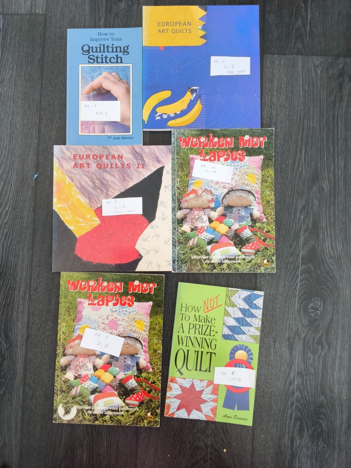 Diverse quiltboeken - Werken met lapjes, European Art Quilts, Ophalen of Verzenden, Gelezen, Borduren en Naaien