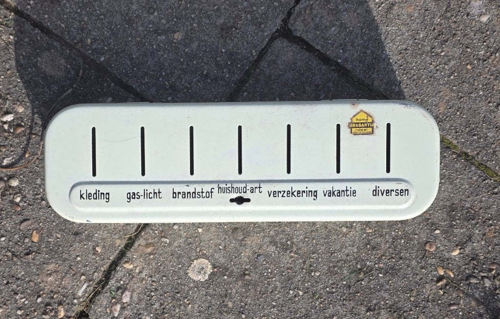 Vintage Brabantia huishoud spaarpot / geldkistje, Ophalen, Huis en Inrichting